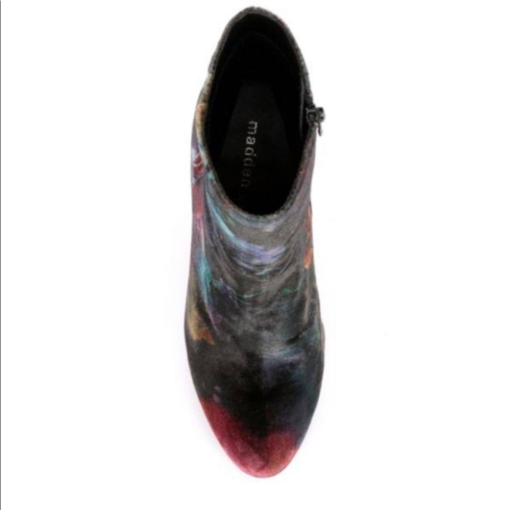 Madden Girl floral Velvet booties - Picture 2 of 8